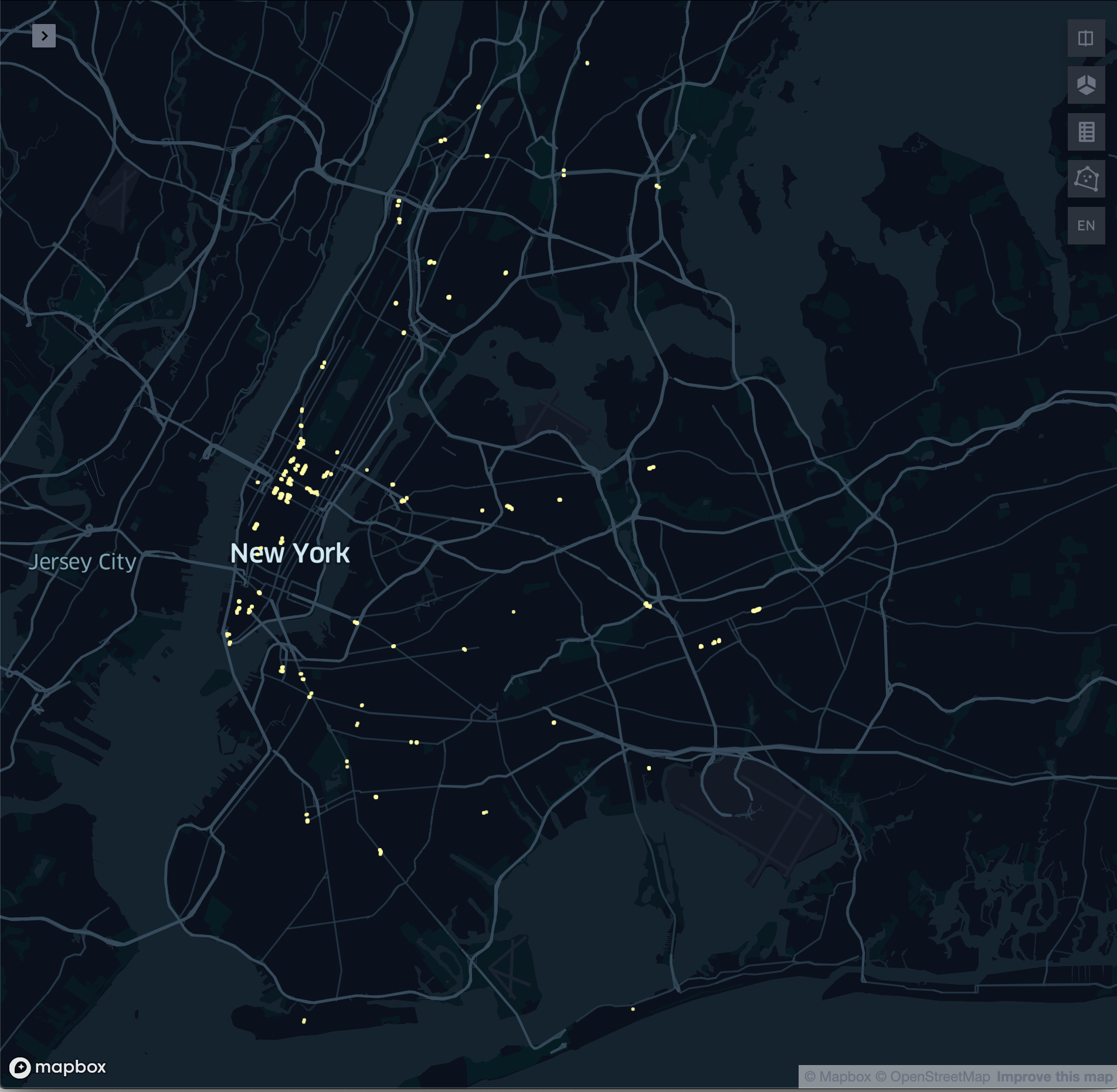 Mapping MTA ADA Stations using Kepler.gl