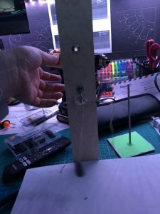 The Pallet Fork and Pendulum for my Escapement. – View B